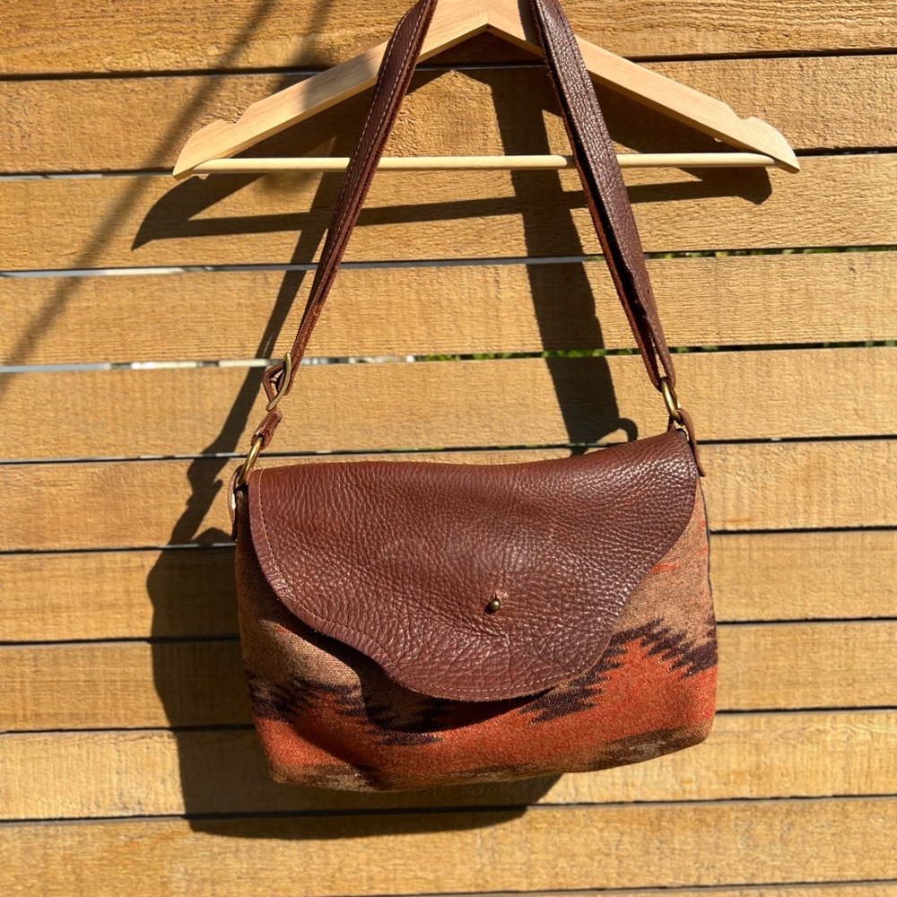 Boutique Shoulder Bag with Pendleton Wool